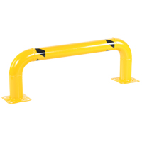 Low Profile Rack Guards, 4' W x 1.4' H, Yellow EastCoast Offshore Supplies