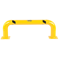 Low Profile Rack Guards, 4' W x 1.4' H, Yellow EastCoast Offshore Supplies