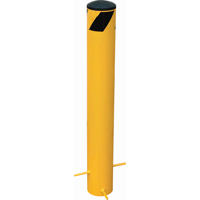 Pour-In-Place Bollards, Steel, 35" H x 5-9/16" W, Yellow EastCoast Offshore Supplies