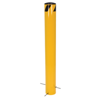 Pour-In-Place Bollards, Steel, 36-1/2" H x 5-9/16" W, Yellow EastCoast Offshore Supplies