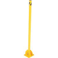 Fold-Down Bollards, Steel, 42" H x 1-3/4" W, Yellow EastCoast Offshore Supplies