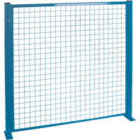 Protecteurs de p&eacute;rim&egrave;tre - Style treillis m&eacute;tallique, 4' h x 4' la, Bleu EastCoast Offshore Supplies