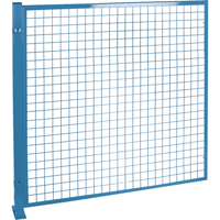 Protecteurs de p&eacute;rim&egrave;tre - Style treillis m&eacute;tallique, 4' h x 4' la, Bleu EastCoast Offshore Supplies