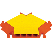 Protecteurs de c&acirc;bles &agrave; 4 canaux Linebacker pour usage g&eacute;n&eacute;ral, connecteur Y EastCoast Offshore Supplies