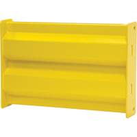 Barri&egrave;re de s&eacute;curit&eacute; de qualit&eacute; industrielle, Acier, 19" lo x 12" h, Jaune s&eacute;curit&eacute; OSHA EastCoast Offshore Supplies