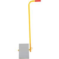 Aluminum Wheel Chock With Handle, 7" W x 11-7/8" D x 7-11/16" H EastCoast Offshore Supplies