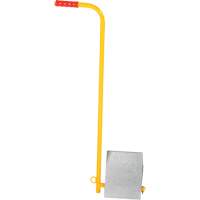Aluminum Wheel Chock With Handle, 7" W x 11-7/8" D x 7-11/16" H EastCoast Offshore Supplies