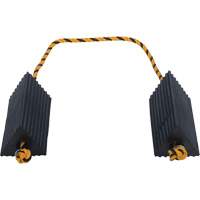 Airline Wheel Chock, 5" x 10" x 4-1/2", Black EastCoast Offshore Supplies