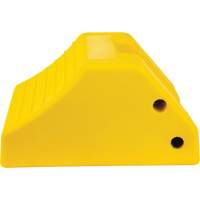Heavy-Duty Wheel Chocks, Urethane, Yellow, 15-1/2" W x 17-7/10" D x 10" H EastCoast Offshore Supplies