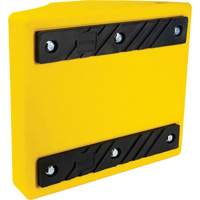 Heavy-Duty Wheel Chocks, Urethane, Yellow, 15-1/2" W x 17-7/10" D x 10" H EastCoast Offshore Supplies