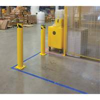 Safety Bollard, Steel, 36" H x 5-1/2" W, Yellow EastCoast Offshore Supplies