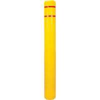 Polyethylene Bollard Cover, 6-5/8" Dia. x 60" L, Red/Yellow EastCoast Offshore Supplies