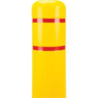 Polyethylene Bollard Cover, 6-5/8" Dia. x 60" L, Red/Yellow EastCoast Offshore Supplies