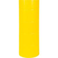 Polyethylene Bollard Cover, 6-5/8" Dia. x 60" L, Red/Yellow EastCoast Offshore Supplies
