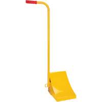Ice Chock with Ergonomic Handle, Steel, Yellow, 8-1/16" W x 10-5/8" D x 8-13/16" H EastCoast Offshore Supplies