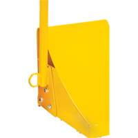 Ice Chock with Ergonomic Handle, Steel, Yellow, 8-1/16" W x 10-5/8" D x 8-13/16" H EastCoast Offshore Supplies