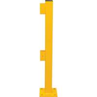 Poteau d'extr&eacute;mit&eacute; pour garde-corps l&eacute;gers, Acier, 42" h, Jaune s&eacute;curit&eacute; OSHA EastCoast Offshore Supplies