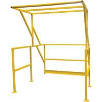 Barri&egrave;re de s&eacute;curit&eacute; pour mezzanine, 70" lo x 77" ha, 78" &eacute;lev&eacute;e, Jaune EastCoast Offshore Supplies
