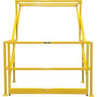 Barri&egrave;re de s&eacute;curit&eacute; pour mezzanine, 70" lo x 77" ha, 78" &eacute;lev&eacute;e, Jaune EastCoast Offshore Supplies