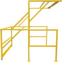 Barri&egrave;re de s&eacute;curit&eacute; pour mezzanine, 70" lo x 77" ha, 78" &eacute;lev&eacute;e, Jaune EastCoast Offshore Supplies