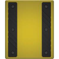 Checkers Safety Heavy-Duty Ultra Class Mining Wheel Chock without Bracket, HDPE, Yellow, 14-1/2" W x 17-1/2" D x 16" H EastCoast Offshore Supplies