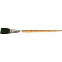 Pinceau une passe, Largeur de la brosse de 3/4", Soie de bœuf, Manche &agrave; Bois EastCoast Offshore Supplies