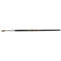 Pinceau pointu &agrave; soies noires pour artiste, Largeur de la brosse de 2,1 mm, Soie de chameau, Manche &agrave; Bois EastCoast Offshore Supplies