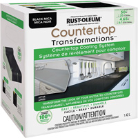Countertop Transformations&reg; Mica Countertop Coating System, 1.42 L, Kit, Black Mica EastCoast Offshore Supplies
