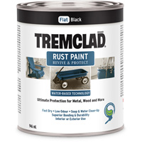Tremclad&reg; Water-Based Rust Paint, 946 ml, Can, Black EastCoast Offshore Supplies