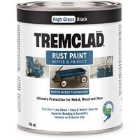 Tremclad&reg; Water-Based Rust Paint, 946 ml, Can, Black EastCoast Offshore Supplies