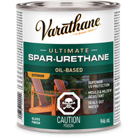 Rev&ecirc;tement &agrave; fini diamant pour bois Varathane, 946 ml, Transparent, Brillant EastCoast Offshore Supplies