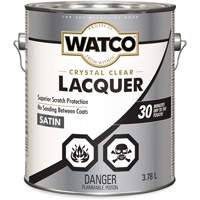 Watco&reg; Lacquer Wood Finish, 3.78 L, Clear, Satin EastCoast Offshore Supplies
