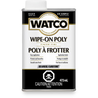 Watco&reg; Wipe-on Poly Stain, 473 ml, Clear, Gloss EastCoast Offshore Supplies
