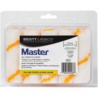 Master Yellow Stripe Mini Roller, 13 mm (1/2") Nap, 101.6 mm (4") L EastCoast Offshore Supplies