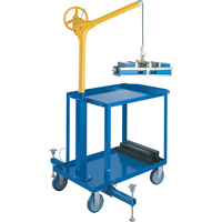 Tall Industrial Lifting Device with Mobile Cart, 500 lbs. (0.25 tons) Capacity EastCoast Offshore Supplies