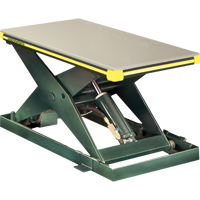 Table &eacute;l&eacute;vatrice hydraulique &agrave; ciseaux Backsaver, Acier, 24" la x 48" lo, Capacit&eacute; 2000 lb EastCoast Offshore Supplies