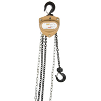Heavy-Duty Gold Series Chain Hoist, 10' Lift, 2000 lbs. (1 tons) Capacity, Alloy Steel Chain EastCoast Offshore Supplies