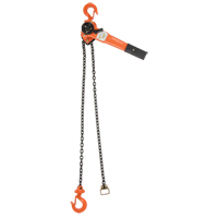 Lever Chain Hoist, 5' Lift, 1000 lbs. (0.5 tons) Capacity, Alloy Steel Chain EastCoast Offshore Supplies
