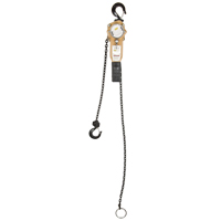 Heavy Duty Gold Series Lever Chain Hoist, 5' Lift, 500 lbs. (0.25 tons) Capacity, Alloy Steel Chain EastCoast Offshore Supplies