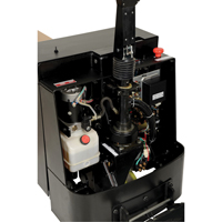 Transpalette &eacute;lectrique motoris&eacute; a/plateforme &agrave; conducteur debout, Capacit&eacute; 4500 lb, 96" lo x 30" la EastCoast Offshore Supplies