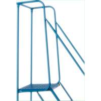 Escabeau roulant certifi&eacute; CSA avec marche verrouillable, 8 marches, Largeur de la marche 30", Hauteur de la plateforme 72", Acier EastCoast Offshore Supplies