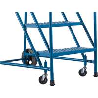 CSA-Certified Rolling Step Ladder, 5 Steps, 22" Step Width, 46" Platform Height, Steel EastCoast Offshore Supplies