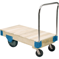 Platform Trucks - All Wood Deck Platform Trucks, 48" L x 24" W, 3000 lbs. Capacity, Nylon Casters EastCoast Offshore Supplies