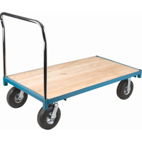 Heavy-Duty Platform Truck, 48" L x 24" W, 1200 lbs. Capacity, Pneumatic Casters EastCoast Offshore Supplies