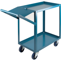Order Picking Carts, 36" H x 18" W x 46" D, 2 Shelves, 1200 lbs. Capacity EastCoast Offshore Supplies