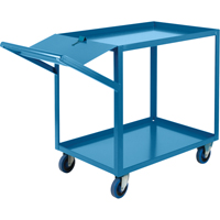 Order Picking Carts, 36" H x 24" W x 64" D, 2 Shelves, 1200 lbs. Capacity EastCoast Offshore Supplies