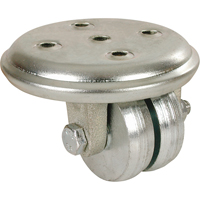 Roulettes &agrave; bas niveau, Pivotant, 2" (51 mm), Fonte, 600 lb (272 kg) EastCoast Offshore Supplies