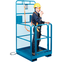 Nacelle &eacute;l&eacute;vatrice pour travail en hauteur, 36" x 36" x 72" h, Capacit&eacute; de 1000 lb, Acier EastCoast Offshore Supplies
