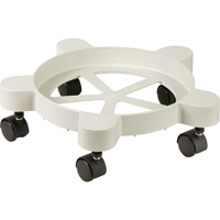 Lil'Dolly Pail Dollies, Plastic, 75 lbs. Capacity, 11" Diameter, Plastic Casters EastCoast Offshore Supplies
