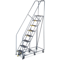 All Directional Ladders, 9 Steps, 24" Step Width, 90" Platform Height, Steel EastCoast Offshore Supplies